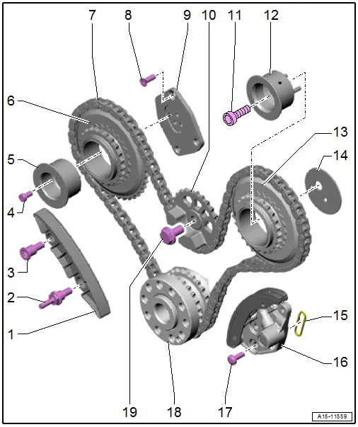 Overview - Timing Mechanism Drive Chain