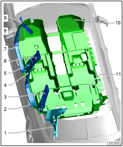 Component Location Overview - Vehicle Interior Trim Panels