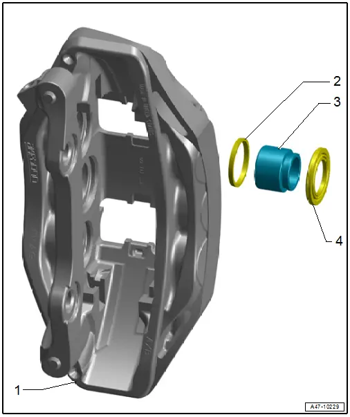 Overview - Front Brake Caliper