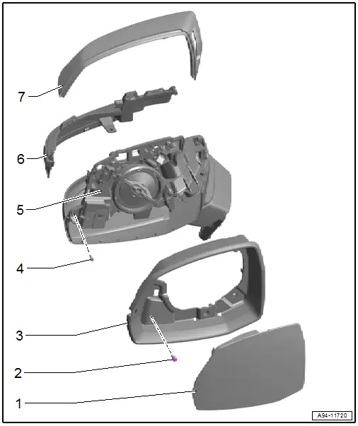 Overview - Lamps in Exterior Rearview Mirror