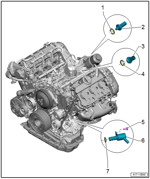 Overview - Oil Pressure Switch/Oil Pressure Regulation Valve