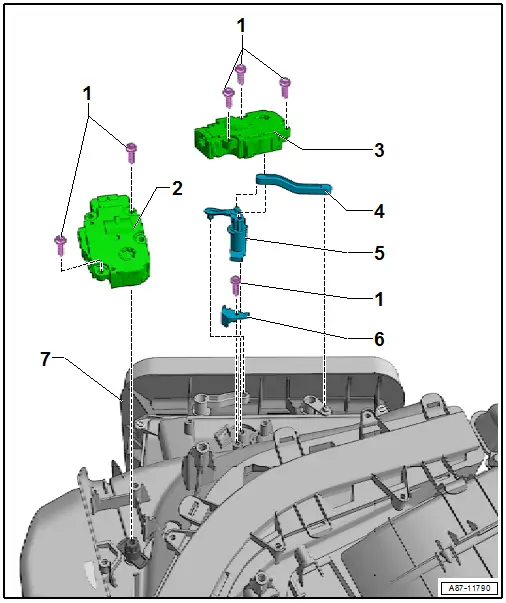 Overview - Actuators on Air Intake Housing