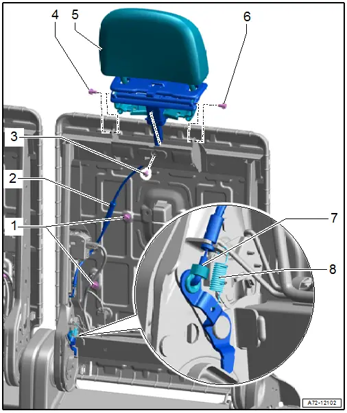 Overview - Headrest, Third Row Seat