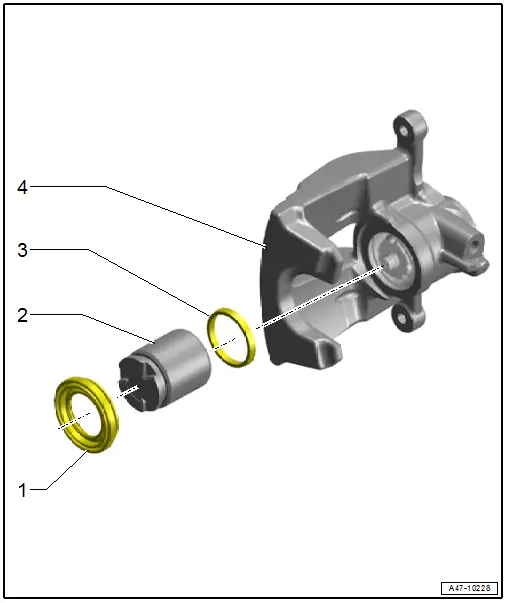 Overview - Rear Brake Caliper