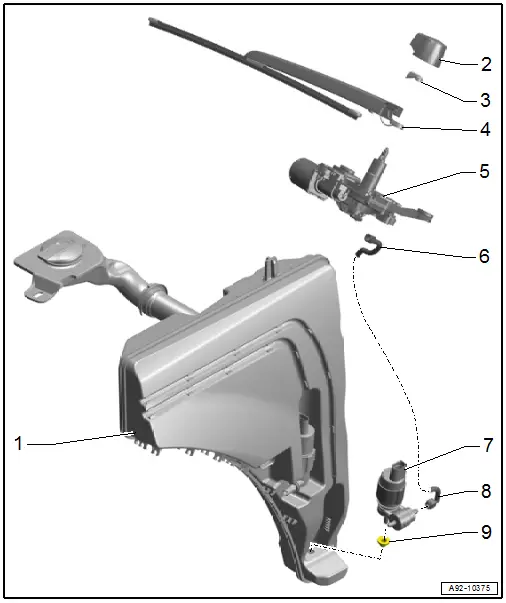 Overview - Rear Window Washer System