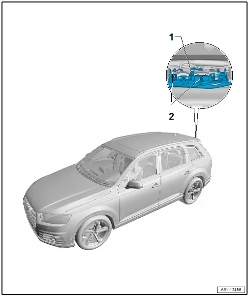 Component Location Overview - Rearview Camera System