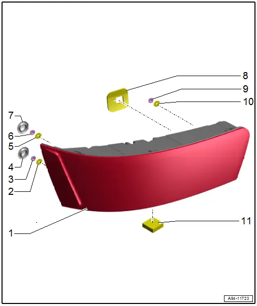 Overview - Rear Lid Tail Lamps